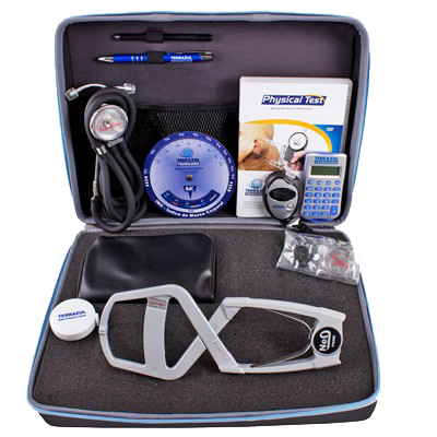 Kit Avaliação Física Clínico 2 - Terrazul PRO Alumínio Kit Avaliação Física Clínico 2 - Terrazul PRO Alumínio